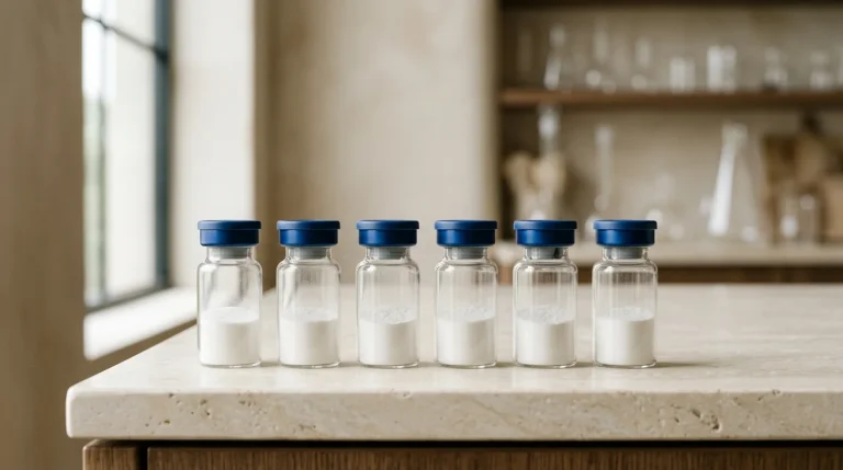 Augimo hormono sekrecijos tyrimų peptidai: Ipamorelin, CJC-1295 ir Sermorelinas